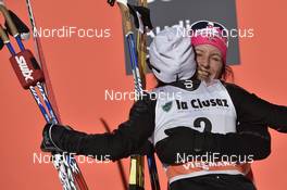 17.12.2016, La Clusaz, France (FRA): Heidi Weng (NOR), Marit Bjoergen (NOR), (l-r) - FIS world cup cross-country, mass women, La Clusaz (FRA). www.nordicfocus.com. © Thibaut/NordicFocus. Every downloaded picture is fee-liable.