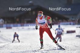 18.12.2016, La Clusaz, France (FRA): Ina Lukonina (BLR) - FIS world cup cross-country, 4x5km women, La Clusaz (FRA). www.nordicfocus.com. © Thibaut/NordicFocus. Every downloaded picture is fee-liable.