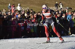 18.12.2016, La Clusaz, France (FRA): Ragnhild Haga (NOR) - FIS world cup cross-country, 4x5km women, La Clusaz (FRA). www.nordicfocus.com. © Thibaut/NordicFocus. Every downloaded picture is fee-liable.