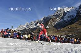 18.12.2016, La Clusaz, France (FRA): Emily Nishikawa (CAN) - FIS world cup cross-country, 4x5km women, La Clusaz (FRA). www.nordicfocus.com. © Thibaut/NordicFocus. Every downloaded picture is fee-liable.