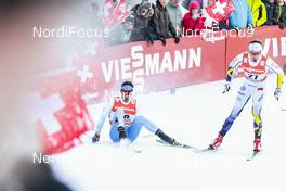 31.12.2016, Val Mustair, Switzerland (SUI): Ristomatti Hakola (FIN), Marcus Hellner (SWE), (l-r)  - FIS world cup cross-country, tour de ski, individual sprint, Val Mustair (SUI). www.nordicfocus.com. © Modica/NordicFocus. Every downloaded picture is fee-liable.