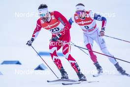 31.12.2016, Val Mustair, Switzerland (SUI): Alex Harvey (CAN), Andrew Musgrave (GBR), (l-r)  - FIS world cup cross-country, tour de ski, individual sprint, Val Mustair (SUI). www.nordicfocus.com. © Modica/NordicFocus. Every downloaded picture is fee-liable.