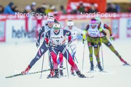 31.12.2016, Val Mustair, Switzerland (SUI): Maria Nordstroem (SWE), Vesna Fabjan (SLO) - FIS world cup cross-country, tour de ski, individual sprint, Val Mustair (SUI). www.nordicfocus.com. © Modica/NordicFocus. Every downloaded picture is fee-liable.