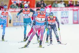31.12.2016, Val Mustair, Switzerland (SUI): Sergey Ustiugov (RUS), Federico Pellegrino (ITA), (l-r)  - FIS world cup cross-country, tour de ski, individual sprint, Val Mustair (SUI). www.nordicfocus.com. © Modica/NordicFocus. Every downloaded picture is fee-liable.