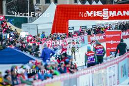 31.12.2016, Val Mustair, Switzerland (SUI): The finish line zone   - FIS world cup cross-country, tour de ski, individual sprint, Val Mustair (SUI). www.nordicfocus.com. © Modica/NordicFocus. Every downloaded picture is fee-liable.