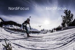 09.02.2017, Hochfilzen, Austria (AUT): Marie Dorin Habert (FRA) - IBU world championships biathlon, relay mixed, Hochfilzen (AUT). www.nordicfocus.com. © NordicFocus. Every downloaded picture is fee-liable.