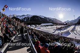 19.01.2017, Antholz, Italy (ITA): Event Feature: Fans on the grand stand -  IBU world cup biathlon, individual women, Antholz (ITA). www.nordicfocus.com. © Manzoni/NordicFocus. Every downloaded picture is fee-liable.