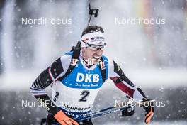 15.01.2017, Ruhpolding, Germany (GER): Julian Eberhard (AUT) -  IBU world cup biathlon, pursuit men, Ruhpolding (GER). www.nordicfocus.com. © Manzoni/NordicFocus. Every downloaded picture is fee-liable.