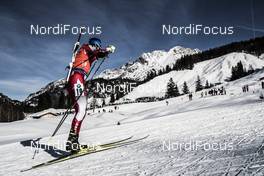 11.02.2017, Hochfilzen, Austria (AUT): Michael Roesch (BEL) - IBU world championships biathlon, sprint men, Hochfilzen (AUT). www.nordicfocus.com. © NordicFocus. Every downloaded picture is fee-liable.