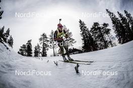 19.03.2017, Oslo, Norway (NOR): Laura Dahlmeier (GER) -  IBU world cup biathlon, mass women, Oslo (NOR). www.nordicfocus.com. © Manzoni/NordicFocus. Every downloaded picture is fee-liable.