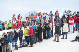 24.01.2016, Chaux-Neuve, France (FRA): Group of athletes - FIS world cup nordic combined, individual gundersen HS118/10km, Chaux-Neuve (FRA). www.nordicfocus.com. © Becker/NordicFocus. Every downloaded picture is fee-liable.