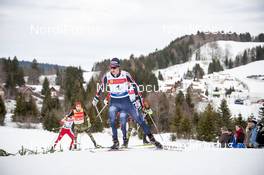24.01.2016, Chaux-Neuve, France (FRA): Jal Magnus Riiber (NOR) - FIS world cup nordic combined, individual gundersen HS118/10km, Chaux-Neuve (FRA). www.nordicfocus.com. © Becker/NordicFocus. Every downloaded picture is fee-liable.