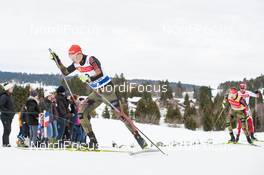 24.01.2016, Chaux-Neuve, France (FRA): Eric Frenzel (GER) - FIS world cup nordic combined, individual gundersen HS118/10km, Chaux-Neuve (FRA). www.nordicfocus.com. © Becker/NordicFocus. Every downloaded picture is fee-liable.