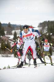 24.01.2016, Chaux-Neuve, France (FRA): Taylor Fletcher (USA) - FIS world cup nordic combined, individual gundersen HS118/10km, Chaux-Neuve (FRA). www.nordicfocus.com. © Becker/NordicFocus. Every downloaded picture is fee-liable.