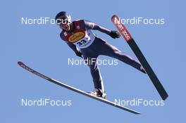 29.01.2016, Seefeld, Austria (AUT): Bryan Fletcher (USA) - FIS world cup nordic combined, individual gundersen HS109/5km, Seefeld (AUT). www.nordicfocus.com. © Modica/NordicFocus. Every downloaded picture is fee-liable.