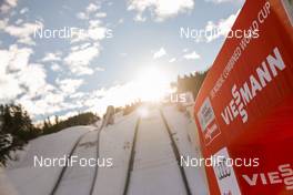 29.01.2016, Seefeld, Austria (AUT): FIS gate in the jumping stadium   - FIS world cup nordic combined, individual gundersen HS109/5km, Seefeld (AUT). www.nordicfocus.com. © Modica/NordicFocus. Every downloaded picture is fee-liable.