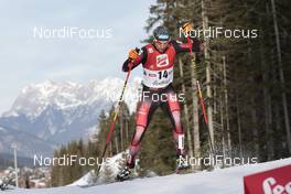 30.01.2016, Seefeld, Austria (AUT): Wilhelm Denifl (AUT) - FIS world cup nordic combined, individual gundersen HS109/10km, Seefeld (AUT). www.nordicfocus.com. © Modica/NordicFocus. Every downloaded picture is fee-liable.