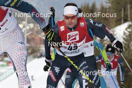 30.01.2016, Seefeld, Austria (AUT): Lukas Runggaldier (ITA) - FIS world cup nordic combined, individual gundersen HS109/10km, Seefeld (AUT). www.nordicfocus.com. © Modica/NordicFocus. Every downloaded picture is fee-liable.