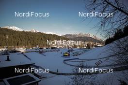 30.01.2016, Seefeld, Austria (AUT): View of Seefeld from the Casino Arena's Jumping Hill   - FIS world cup nordic combined, individual gundersen HS109/10km, Seefeld (AUT). www.nordicfocus.com. © Modica/NordicFocus. Every downloaded picture is fee-liable.