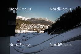30.01.2016, Seefeld, Austria (AUT): View of Seefeld from the Casino Arena's Jumping Hill   - FIS world cup nordic combined, individual gundersen HS109/10km, Seefeld (AUT). www.nordicfocus.com. © Modica/NordicFocus. Every downloaded picture is fee-liable.