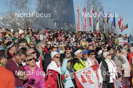 30.01.2016, Seefeld, Austria (AUT): spectators   - FIS world cup nordic combined, individual gundersen HS109/10km, Seefeld (AUT). www.nordicfocus.com. © Modica/NordicFocus. Every downloaded picture is fee-liable.