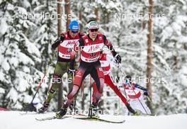 21.02.2016, Lahti, Finland (FIN): Tino Edelmann (GER), Philipp Orter (AUT), (l-r)  - FIS world cup nordic combined, individual gundersen HS130/10km, Lahti (FIN). www.nordicfocus.com. © Felgenhauer/NordicFocus. Every downloaded picture is fee-liable.