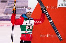 20.02.2016, Lahti, Finland (FIN): Lukas Klapfer (AUT), Salomon, Loeffler - FIS world cup nordic combined, team sprint HS130/2x7.5km, Lahti (FIN). www.nordicfocus.com. © Laiho/NordicFocus. Every downloaded picture is fee-liable.