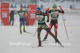 20.02.2016, Lahti, Finland (FIN): Tino Edelmann (GER), Madshus, Rottefella, Adidas - FIS world cup nordic combined, team sprint HS130/2x7.5km, Lahti (FIN). www.nordicfocus.com. © Laiho/NordicFocus. Every downloaded picture is fee-liable.