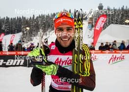 23.02.2016, Kuopio, Finland (FIN):Johannes Rydzek (GER), Fischer, Swix, Rottefella, Adidas - FIS world cup nordic combined, individual gundersen HS127/10km, Kuopio (FIN). www.nordicfocus.com. © Laiho/NordicFocus. Every downloaded picture is fee-liable.