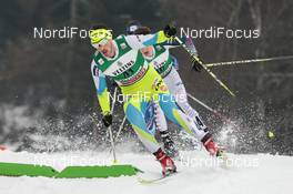 28.02.2016, Val di Fiemme, Italy (ITA): Gasper Berlot (SLO) - FIS world cup nordic combined, individual gundersen HS134/10km, Val di Fiemme (ITA). www.nordicfocus.com. © Modica/NordicFocus. Every downloaded picture is fee-liable.