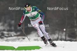 28.02.2016, Val di Fiemme, Italy (ITA): Bryan Fletcher (USA) - FIS world cup nordic combined, individual gundersen HS134/10km, Val di Fiemme (ITA). www.nordicfocus.com. © Modica/NordicFocus. Every downloaded picture is fee-liable.