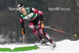 28.02.2016, Val di Fiemme, Italy (ITA): Lukas Klapfer (AUT) - FIS world cup nordic combined, individual gundersen HS134/10km, Val di Fiemme (ITA). www.nordicfocus.com. © Modica/NordicFocus. Every downloaded picture is fee-liable.