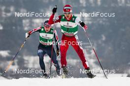 28.02.2016, Val di Fiemme, Italy (ITA): Takehiro Watanabe (JPN) - FIS world cup nordic combined, individual gundersen HS134/10km, Val di Fiemme (ITA). www.nordicfocus.com. © Modica/NordicFocus. Every downloaded picture is fee-liable.