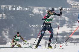 28.02.2016, Val di Fiemme, Italy (ITA): Mikko Kokslien (NOR) - FIS world cup nordic combined, individual gundersen HS134/10km, Val di Fiemme (ITA). www.nordicfocus.com. © Modica/NordicFocus. Every downloaded picture is fee-liable.