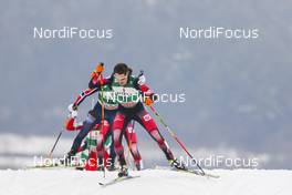 28.02.2016, Val di Fiemme, Italy (ITA): Lukas Klapfer (AUT) - FIS world cup nordic combined, individual gundersen HS134/10km, Val di Fiemme (ITA). www.nordicfocus.com. © Modica/NordicFocus. Every downloaded picture is fee-liable.