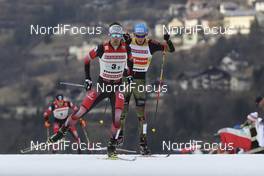 26.02.2016, Val di Fiemme, Italy (ITA): Philipp Orter (AUT) - FIS world cup nordic combined, team sprint HS134/2x7.5km, Val di Fiemme (ITA). www.nordicfocus.com. © Modica/NordicFocus. Every downloaded picture is fee-liable.
