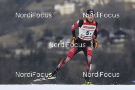 26.02.2016, Val di Fiemme, Italy (ITA): Bernhard Gruber (AUT) - FIS world cup nordic combined, team sprint HS134/2x7.5km, Val di Fiemme (ITA). www.nordicfocus.com. © Modica/NordicFocus. Every downloaded picture is fee-liable.