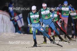 26.11.2016, Ruka, Finland (FIN): Antoine Gerard (FRA), Laurent Muhlethaler (FRA), (l-r)  - FIS world cup nordic combined, individual gundersen HS142/10km, Ruka (FIN). www.nordicfocus.com. © Modica/NordicFocus. Every downloaded picture is fee-liable.