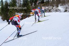 17.12.2016, Ramsau, Austria (AUT): Paul Gerstgraser (AUT), Philipp Orter (AUT), Alessandro Pittin (ITA), (l-r)  - FIS world cup nordic combined, individual gundersen HS96/10km, Ramsau (AUT). www.nordicfocus.com. © Rauschendorfer/NordicFocus. Every downloaded picture is fee-liable.