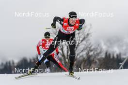 18.12.2016, Ramsau, Austria (AUT): Tim Hug (SUI) - FIS world cup nordic combined, individual gundersen HS96/10km, Ramsau (AUT). www.nordicfocus.com. © Rauschendorfer/NordicFocus. Every downloaded picture is fee-liable.