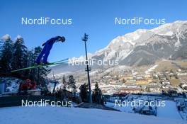 16.12.2016, Ramsau, Austria (AUT): forejumper with landscape  - FIS world cup nordic combined, training, Ramsau (AUT). www.nordicfocus.com. © Rauschendorfer/NordicFocus. Every downloaded picture is fee-liable.