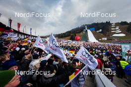 01.01.2016, Garmisch, Germany (GER): view at the stadium during the competition - FIS world cup ski jumping, four hills tournament, individual HS140, Garmisch (GER). www.nordicfocus.com. © Laiho/NordicFocus. Every downloaded picture is fee-liable.