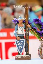 01.01.2016, Garmisch, Germany (GER): the winner statue - FIS world cup ski jumping, four hills tournament, individual HS140, Garmisch (GER). www.nordicfocus.com. © Laiho/NordicFocus. Every downloaded picture is fee-liable.