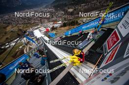 31.12.2015, Garmisch, Germany (GER): Noriaki Kasai (JPN), Fischer - FIS world cup ski jumping, four hills tournament, individual HS140, qualification, Garmisch (GER). www.nordicfocus.com. © Laiho/NordicFocus. Every downloaded picture is fee-liable.
