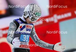 03.01.2016, Innsbruck, Austria (AUT): Kento Sakuyama (JPN), Fischer - FIS world cup ski jumping, four hills tournament, individual HS130, Innsbruck (AUT). www.nordicfocus.com. © Laiho/NordicFocus. Every downloaded picture is fee-liable.