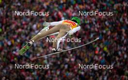 03.01.2016, Innsbruck, Austria (AUT): Peter Prevc (SLO) - FIS world cup ski jumping, four hills tournament, individual HS130, Innsbruck (AUT). www.nordicfocus.com. © Laiho/NordicFocus. Every downloaded picture is fee-liable.