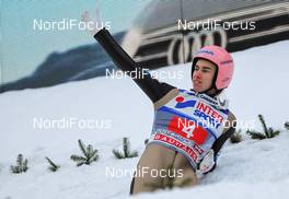 03.01.2016, Innsbruck, Austria (AUT): Stefan Kraft (AUT), Fischer - FIS world cup ski jumping, four hills tournament, individual HS130, Innsbruck (AUT). www.nordicfocus.com. © Laiho/NordicFocus. Every downloaded picture is fee-liable.