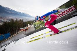 02.01.2016, Innsbruck, Austria (AUT): Johann Andre Forfang (NOR), Fischer - FIS world cup ski jumping, four hills tournament, individual HS130, qualification, Innsbruck (AUT). www.nordicfocus.com. © Laiho/NordicFocus. Every downloaded picture is fee-liable.