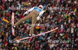 03.01.2016, Innsbruck, Austria (AUT): Michael Neumayer (GER), Loeffler - FIS world cup ski jumping, four hills tournament, individual HS130, Innsbruck (AUT). www.nordicfocus.com. © Laiho/NordicFocus. Every downloaded picture is fee-liable.