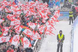 15.01.2016, Tauplitz/Bad Mitterndorf, Austria (AUT): spectators  - FIS ski flying world championships, individual HS225, Tauplitz/Bad Mitterndorf (AUT). www.nordicfocus.com. © Rauschendorfer/NordicFocus. Every downloaded picture is fee-liable.